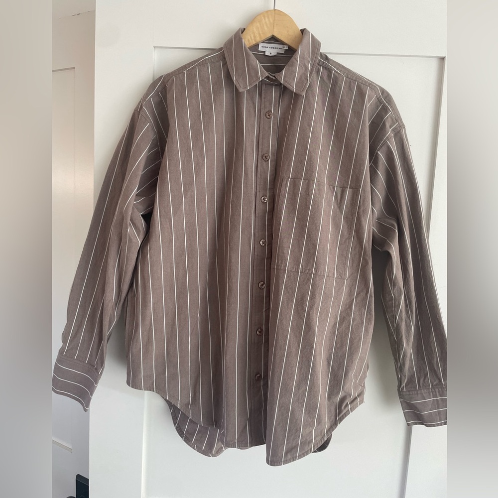 Like New Good American Button-Up Shirt. Size Small.